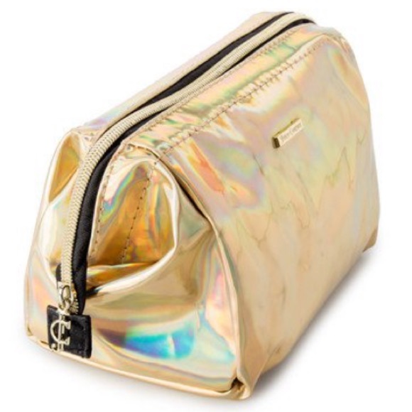 LAST 1! NWT Juicy Couture Holographic Cosmetic Bag - Picture 2 of 3